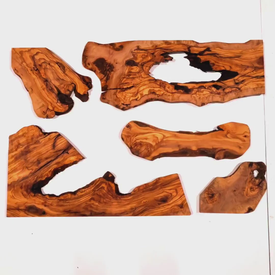 Olive Wood Pieces, Olive Wood for DIY, Olive Wood for Epoxy, Olive Wood for Resin, Wood for Art, Olive Wood Slabs