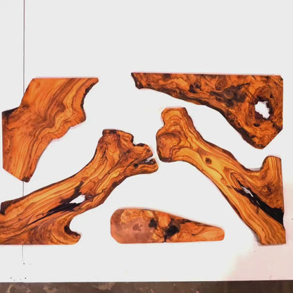 Olive Wood Pieces, Olive Wood for DIY, Olive Wood for Epoxy, Olive Wood for Resin, Wood for Art, Olive Wood Slabs