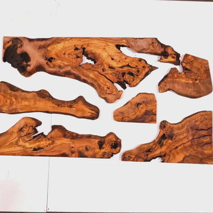 Olive Wood Pieces, Olive Wood for DIY, Olive Wood for Epoxy, Olive Wood for Resin, Wood for Art, Olive Wood Slabs