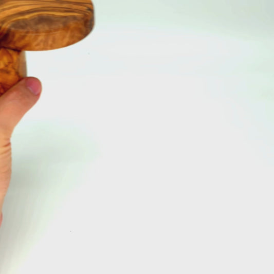 Olive Wood Salt Sugar Jar 10 cm